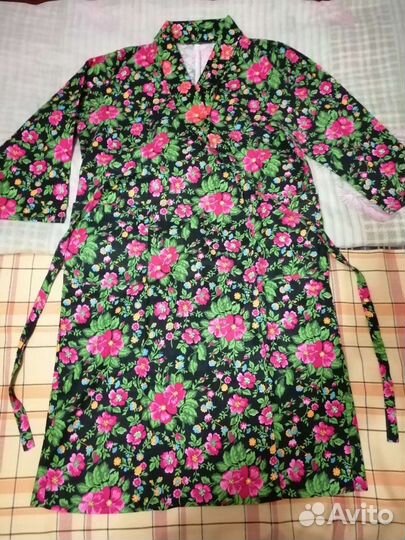 Халат фланелевый 56 р-р