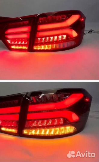 Задние LED фонари Веста в стиле Мерседес AMG