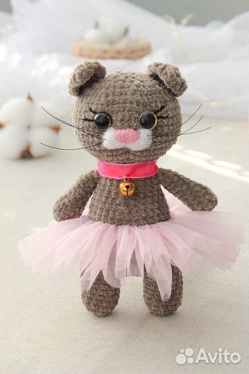 Вязаная кошечка