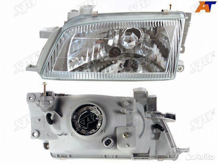 Фара toyota corona 92-96 LH хрусталь