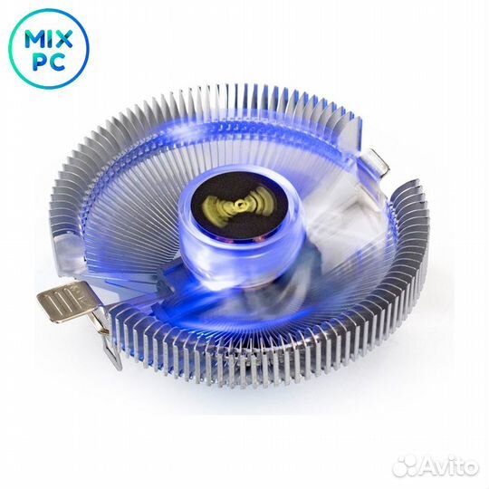 Процессорный кулер ExeGate Wizard EE91-blue