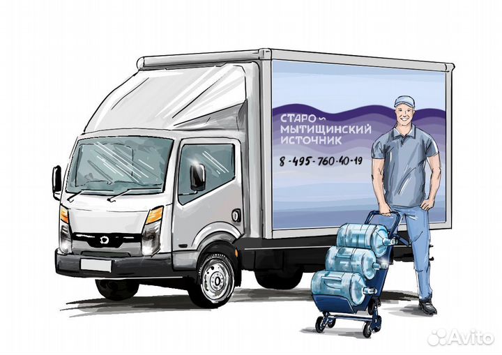 Доставка воды 19л напрямую с производства