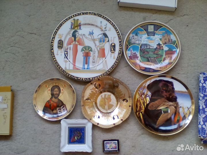 Тарелка настенная фарфор Египет