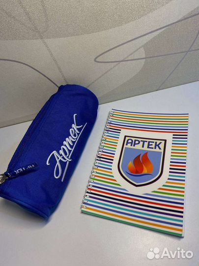 Блокнот и пенал Артек