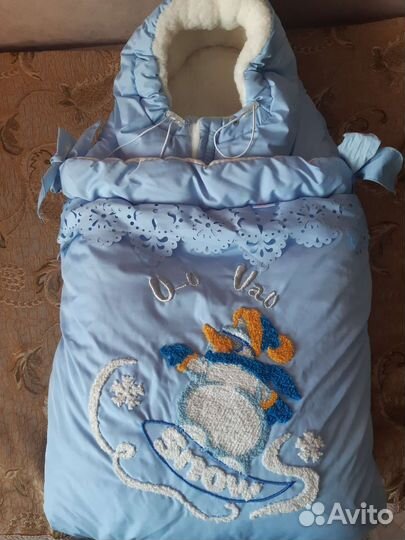 Конверт на выписку зимний