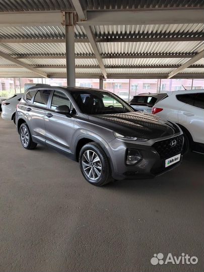Hyundai Santa Fe 2.0 AT, 2019, битый, 120 000 км