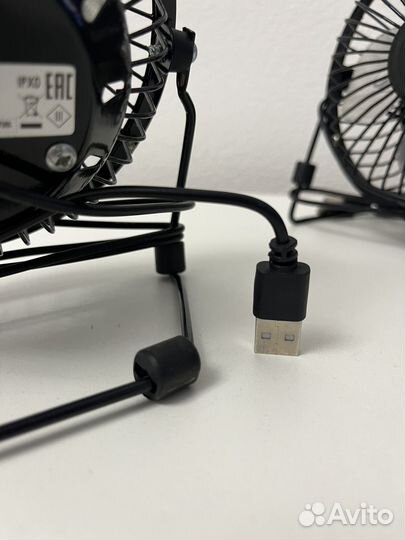 Вентилятор настольный 2 штуки usb