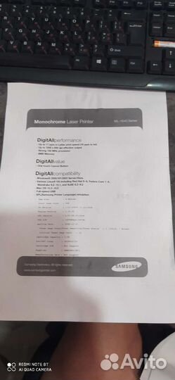 Лазерный Samsung ml 1641 Полный картридж. Доставка