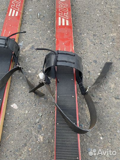 Лыжи беговые СССР снеговик