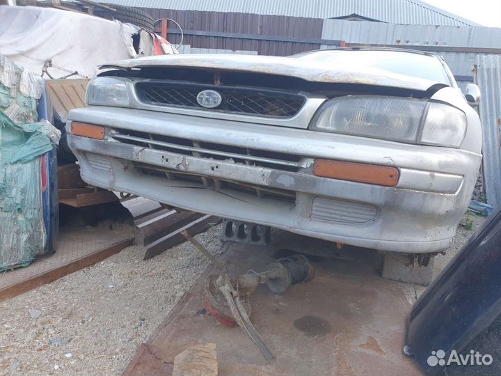 Передний бампер на subaru impreza