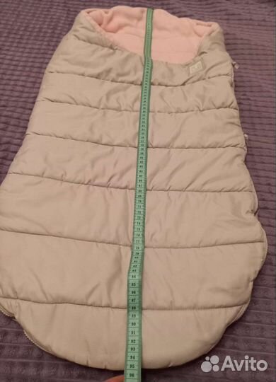 Конверт в коляску RedCastle серо-розовый флис