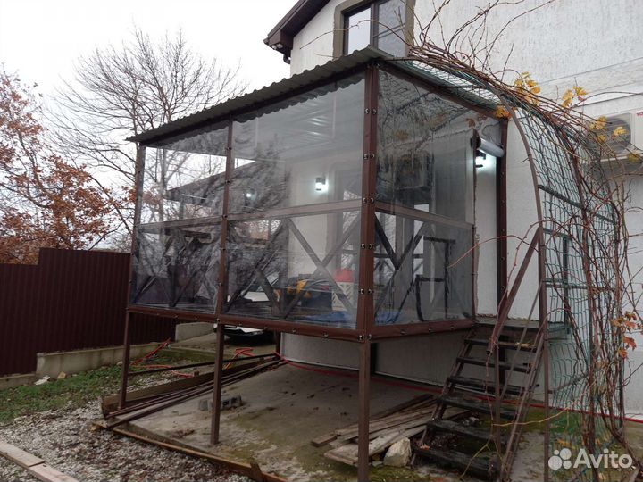 Мягкие окна для террас и беседок