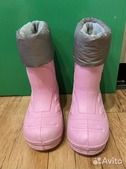 Сапожки детские на девочку розовые