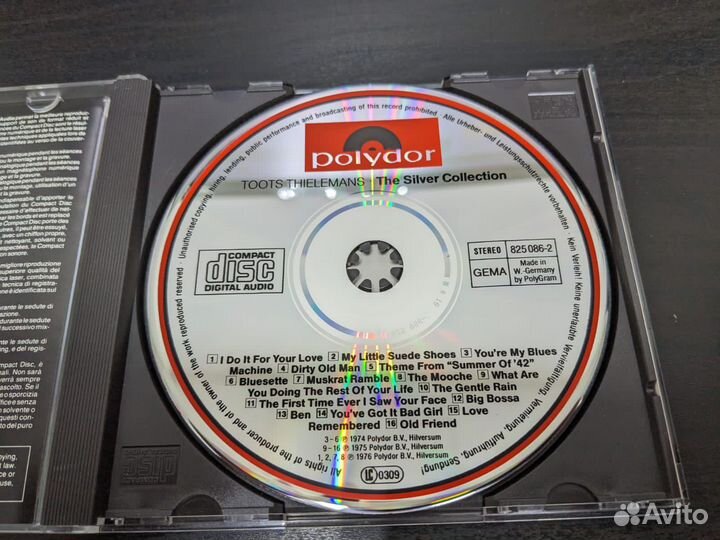 Toots Thielemans The silver collection 1985 CD