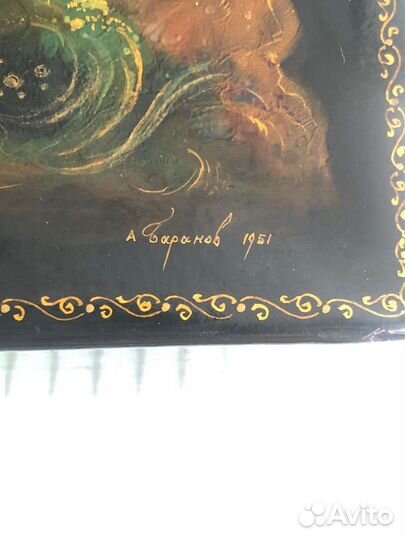 Шкатулка палех СССР