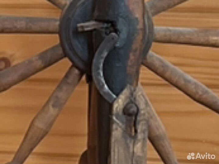 Прялка деревянная старинная, антиквариат