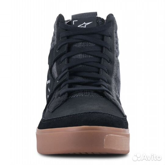 Motorradschuhe Alpinestars ageless riding Schwarz-Dunkelgrau Gum Черный