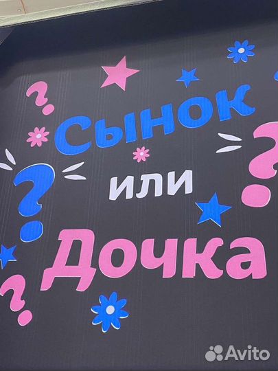 Коробка для Гендер-пати