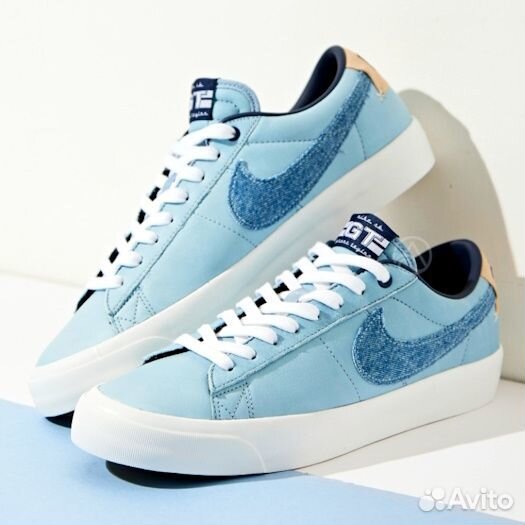 Премиальные кожаные кроссовки Nike SB Zoom Blazer