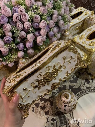 Подставка под зубочистки и салфетница