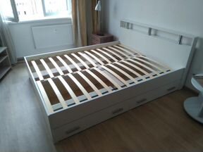 Кровать с 4 ящиками двуспальная