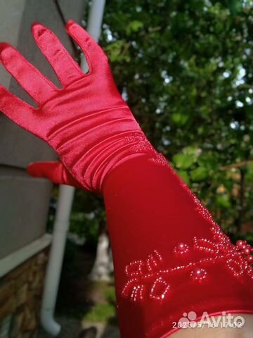 Перчатки шёлковые