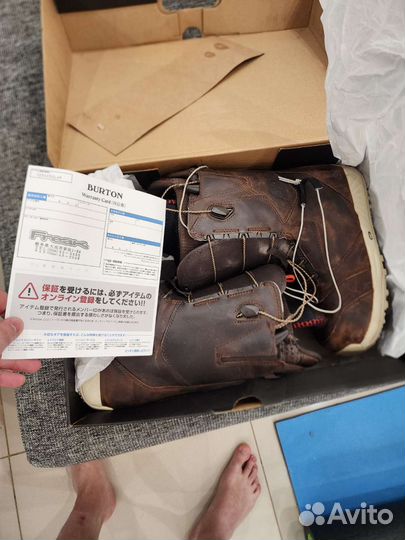 Burton ION leather сноубордические ботинки