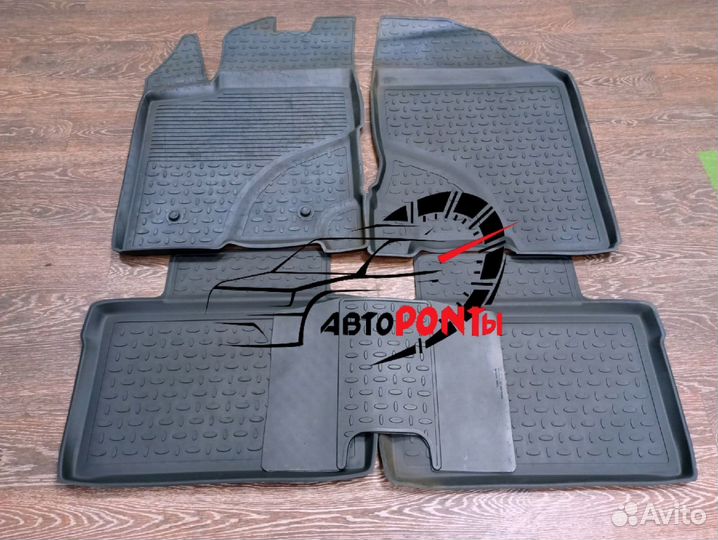 Коврики Лада Веста каучук высокопрочные