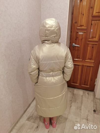 Зимнее пальто для девочки рост 140