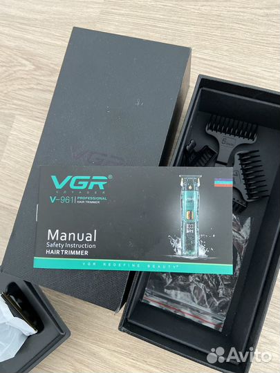 Триммер для стрижки волос, бороды и усов VGR V-961