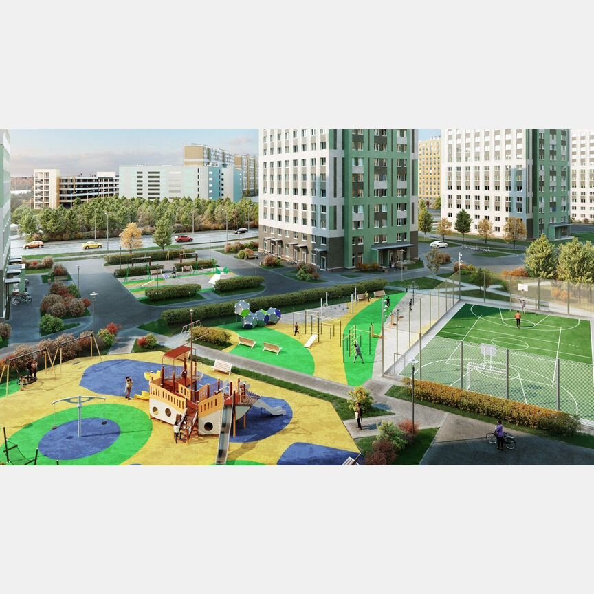 1-к. квартира, 30,6 м², 22/25 эт.