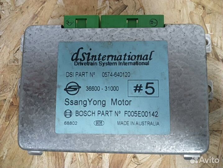 Блок управления АКПП Ssangyong Actyon 1 D20DT 2008