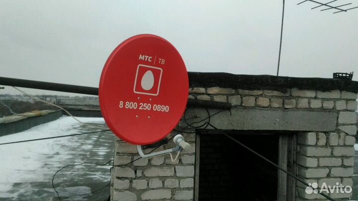 Установка спутниковых антенн НТВ, телекарта,МТС