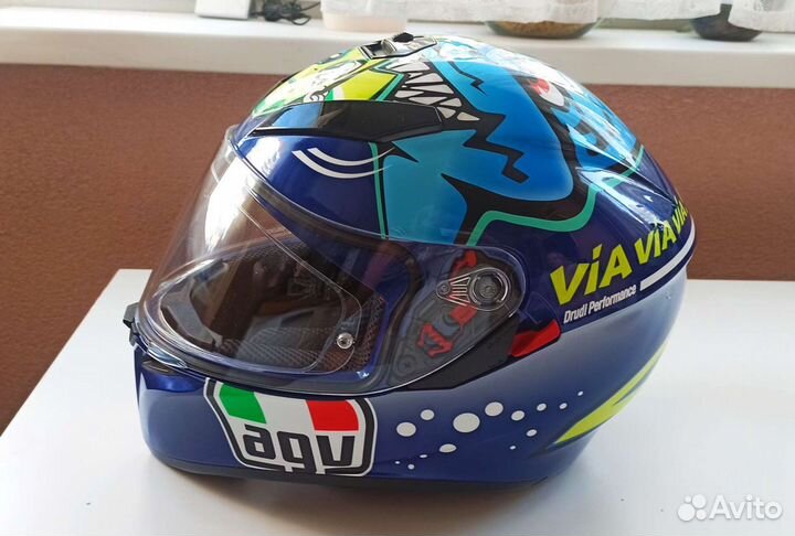 Шлем agv k-3 rossi misano S 55-56см