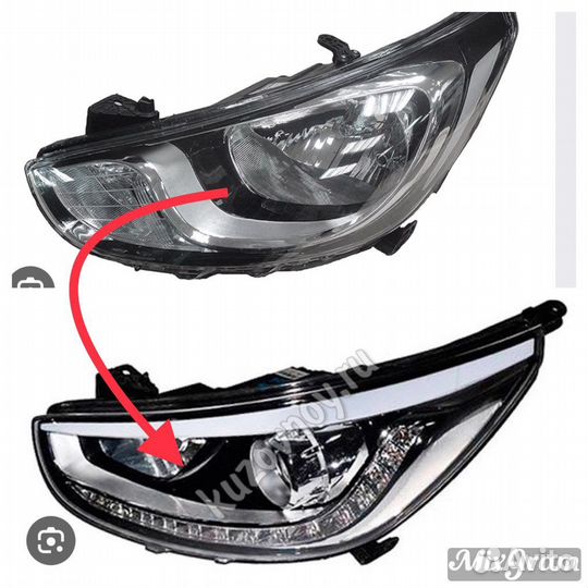 Переходник для подключения фар Hyundai solaris