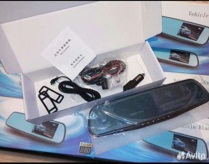 Видеорегистратор зеркало Vehicle Blackbox DVR HD