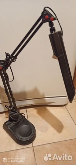 Светильник настолн гибкий и люстра, лампочки LED