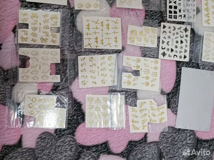 Наклейки для ногтей, слайдер