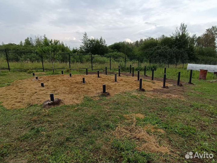 Винтовые сваи. Свайно-винтовой фундамент-под ключ