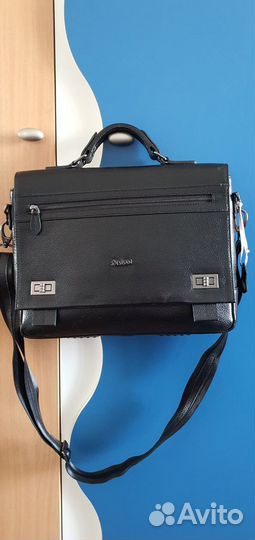 Мужская кожаная сумка новая