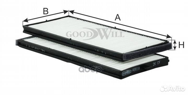 Фильтр салона ag6182kcf Goodwill