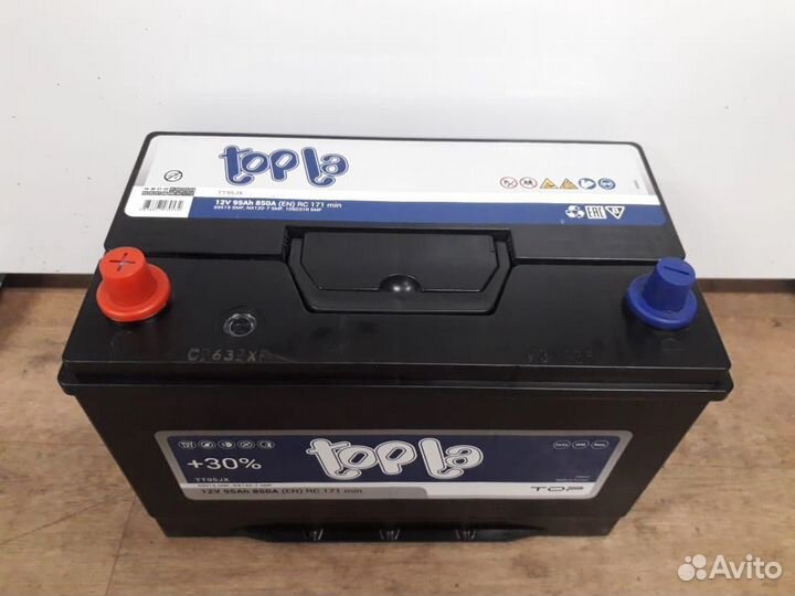 Аккумулятор Topla Top Asia 95 Ач прямая
