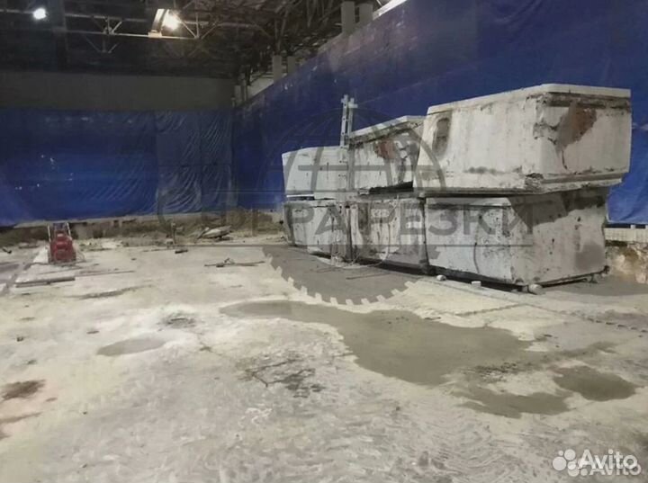 Канатная резка бетона