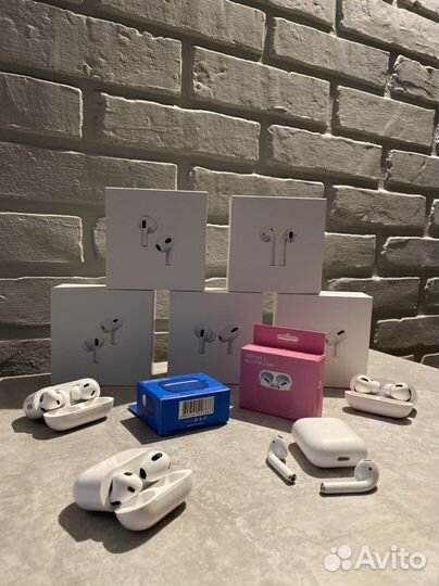 AirPods 2/3/Pro Lux/Premium блютуз наушники