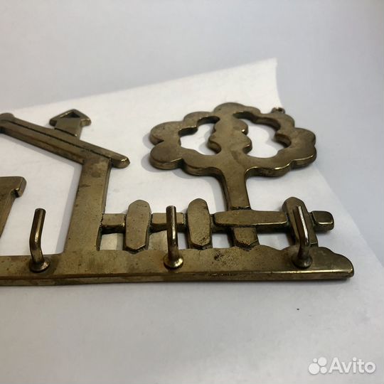 Ключница настенная латунь