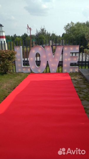 Буквы и цифры светящиеся изготовление и аренда