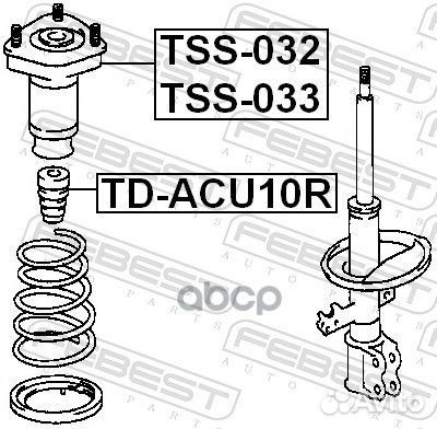 Отбойник амортизатора TD-ACU10R