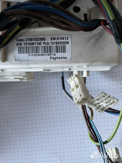 Модуль управления стиральной машины indesit