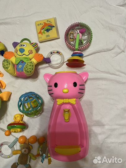 Пакет игрушек д/моторики рук, д/ванны, погремушки