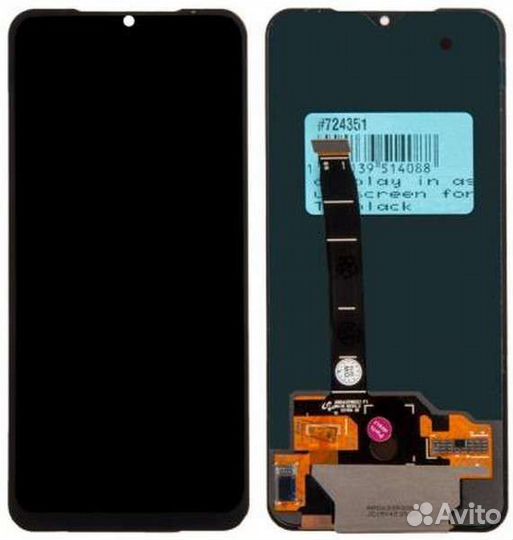 Дисплей для Xiaomi Mi 9 Черный - (amoled)